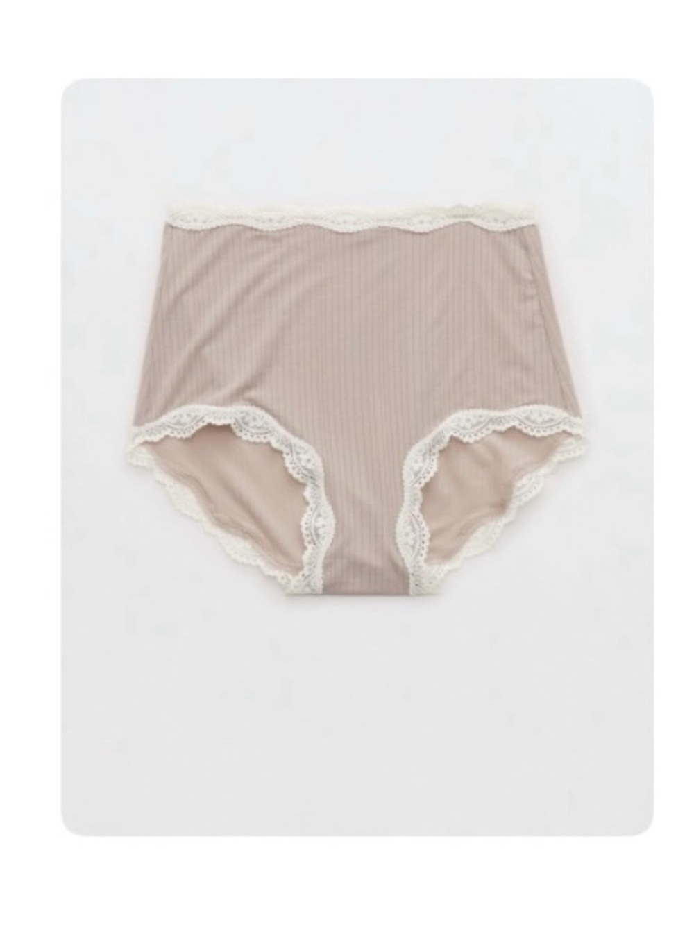 NWT Aerie Superchill Modal Lace High Waist Boybrief Panty